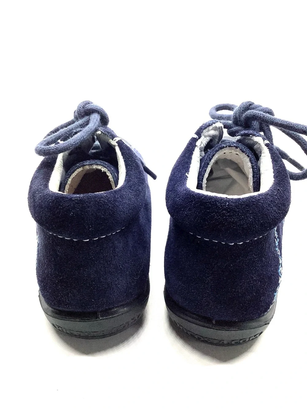 Toddler Navy Suede Lace-Up Shoe by Ricosta. Size 6 euro 22 NWT